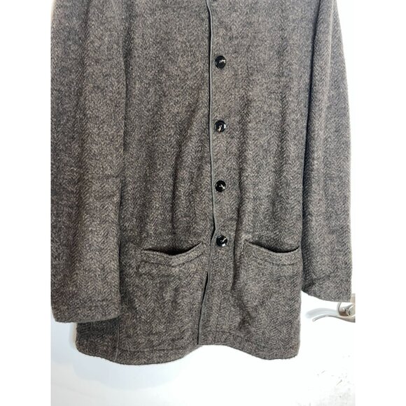 Giorgio Armani Brown Wool Jacket Coat With Pockets Size 38  Womens - Picture 3 of 8